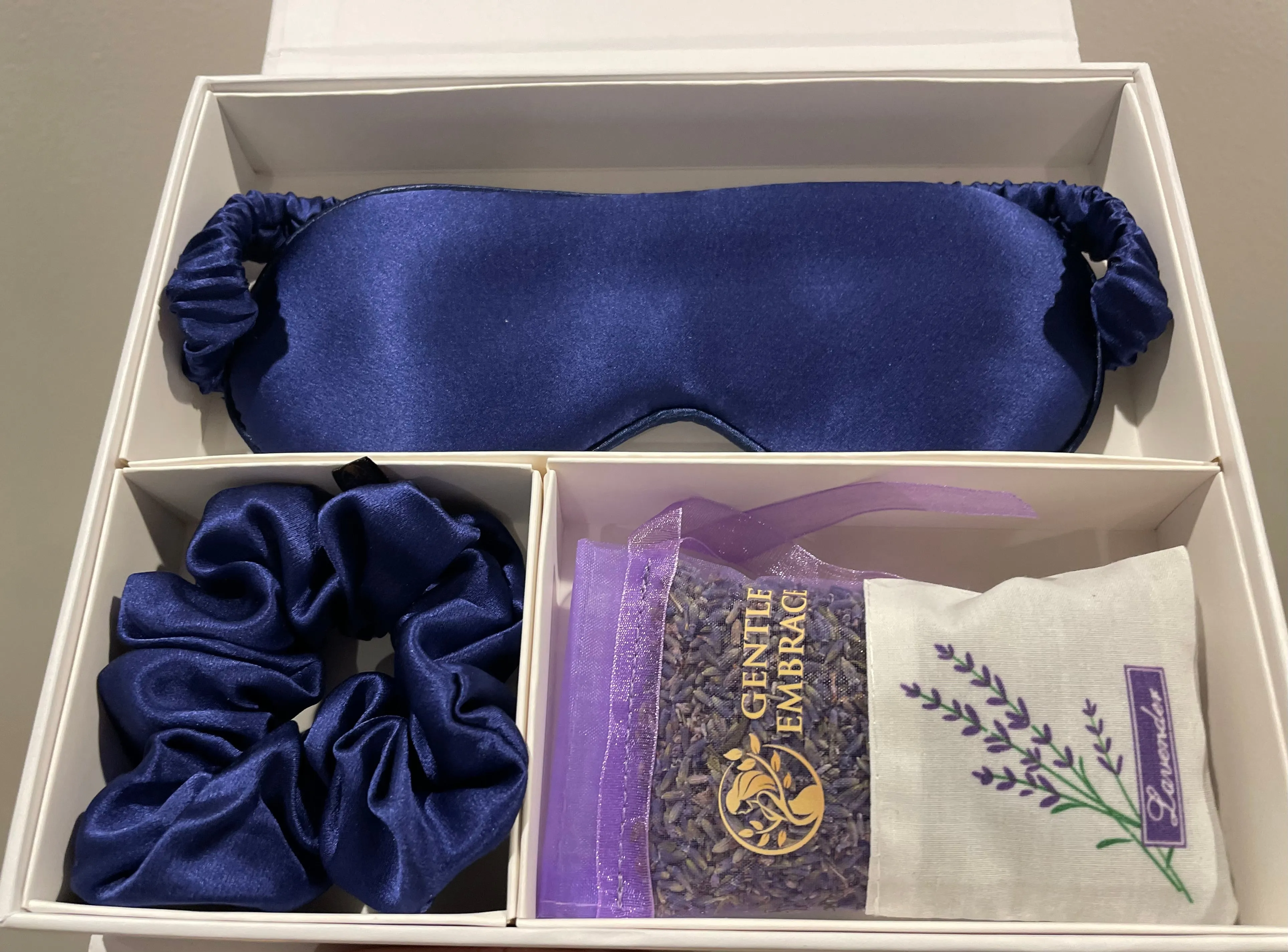 ✨ Harmony Sleep Essentials✨ (Silk Eye Mask, Silk Scrunchie & Lavender Sachet)