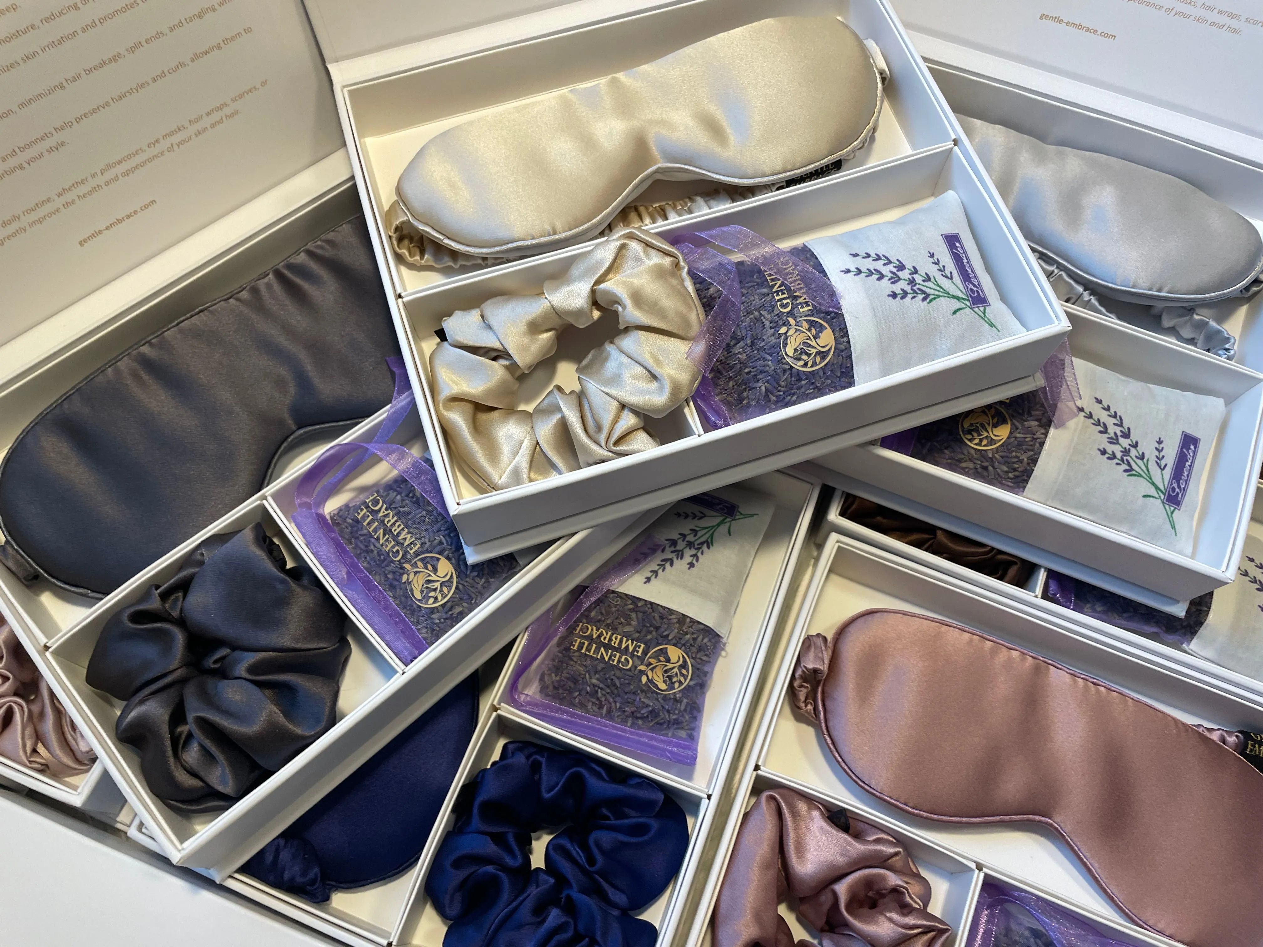✨ Harmony Sleep Essentials✨ (Silk Eye Mask, Silk Scrunchie & Lavender Sachet)