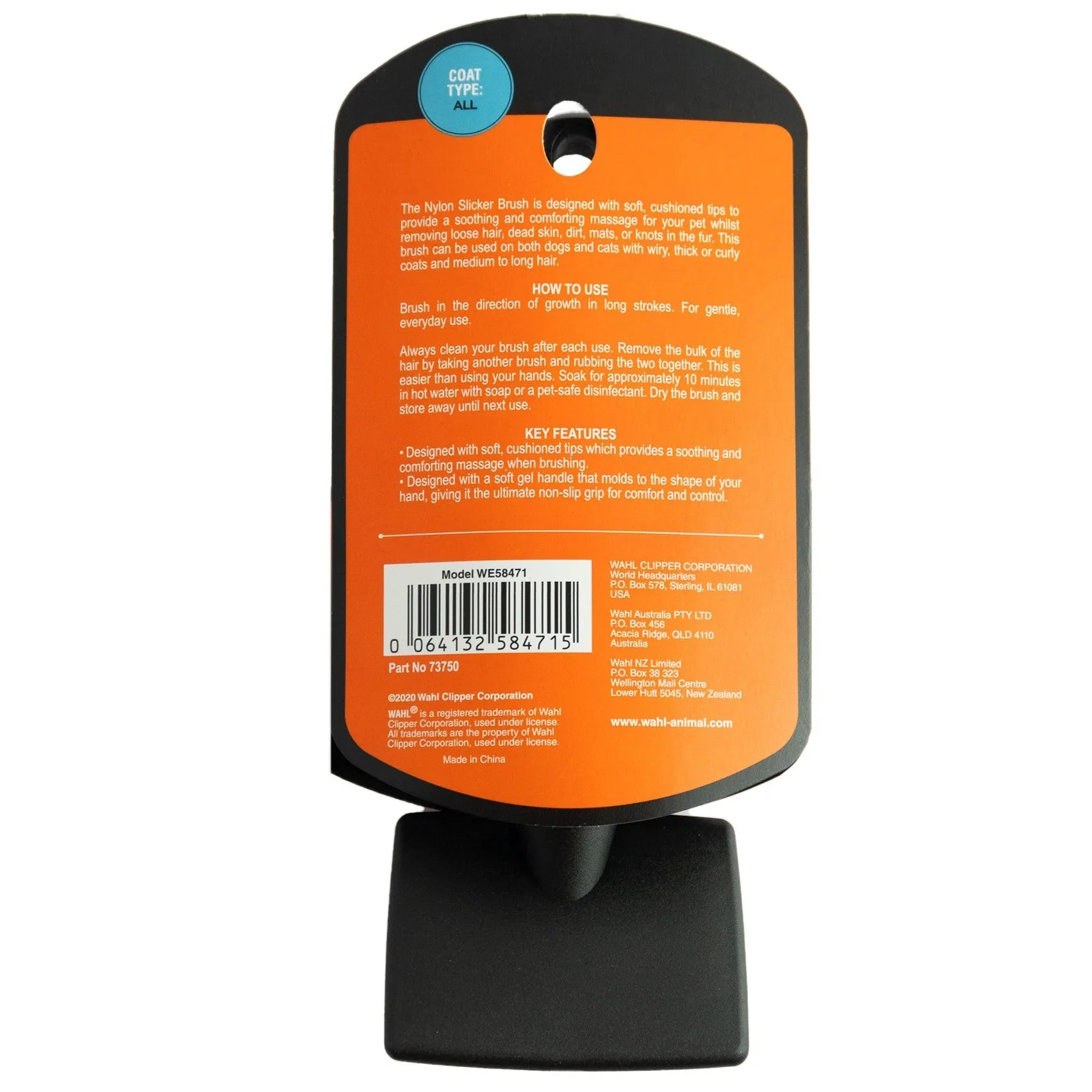 10% OFF: Wahl Nylon Slicker Brush For Dogs