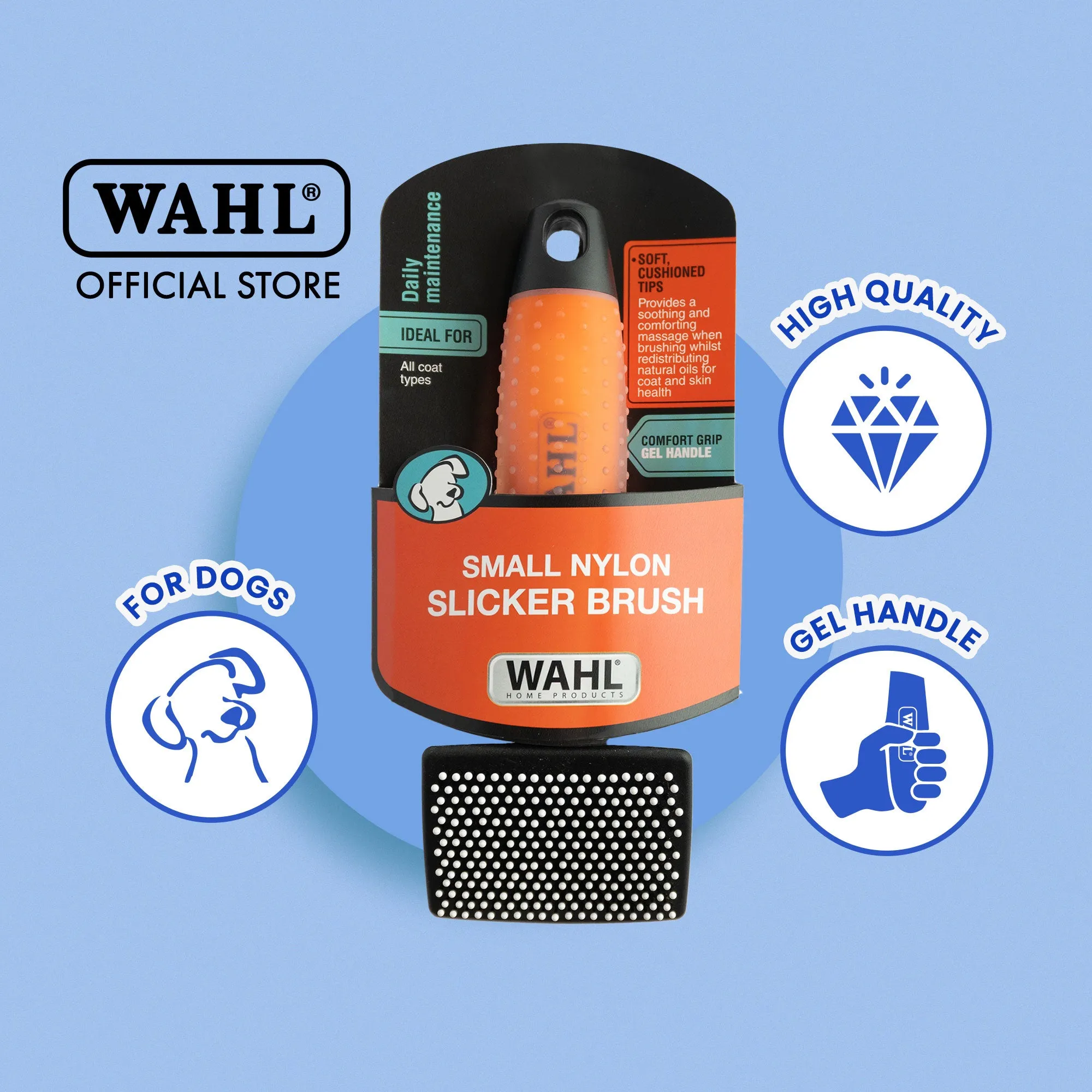 10% OFF: Wahl Nylon Slicker Brush For Dogs