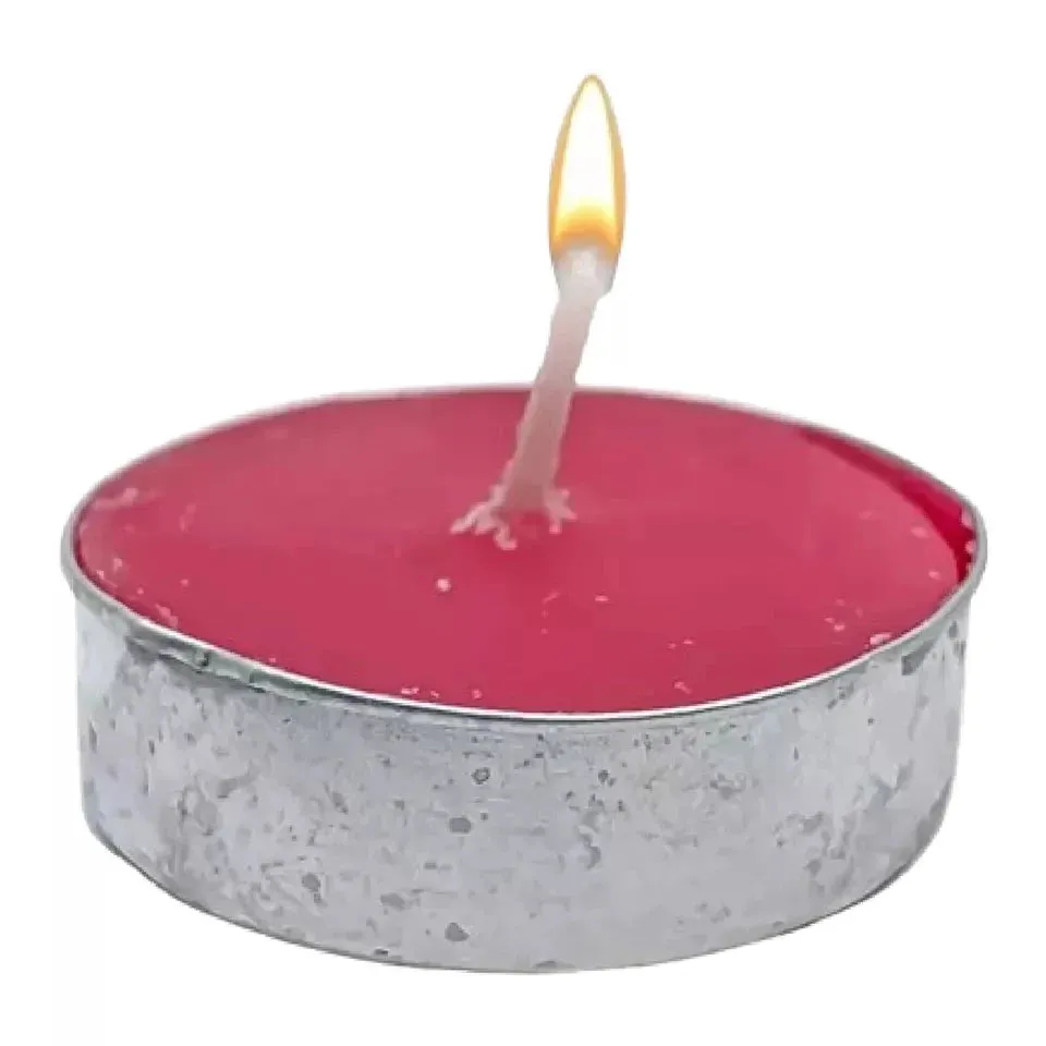 10 Pieces Strawberry Tealights Candles Highly Scented Bulk 2.5 Hours Burn Time