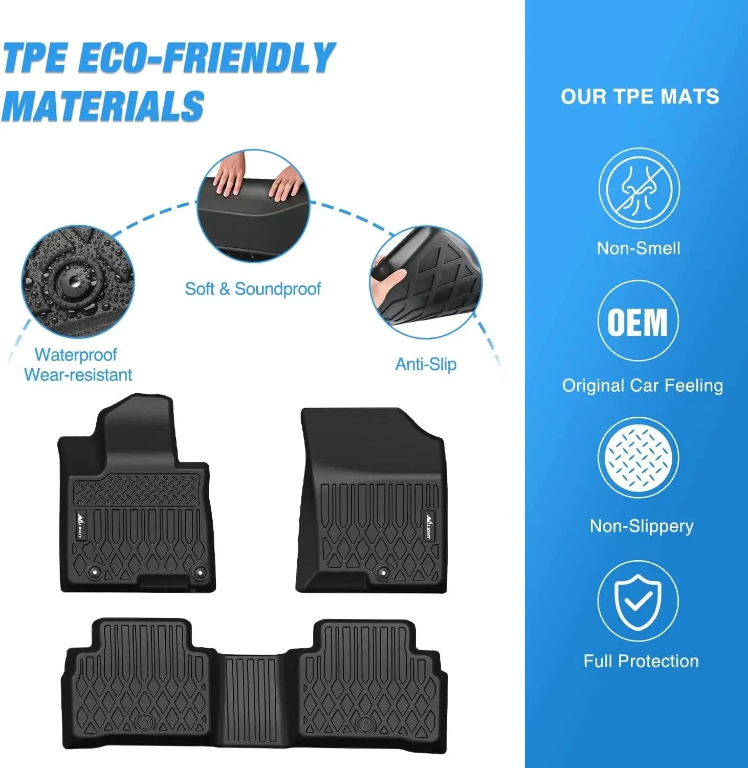 2022-2025 Hyundai Tucson TPE Floor Mats