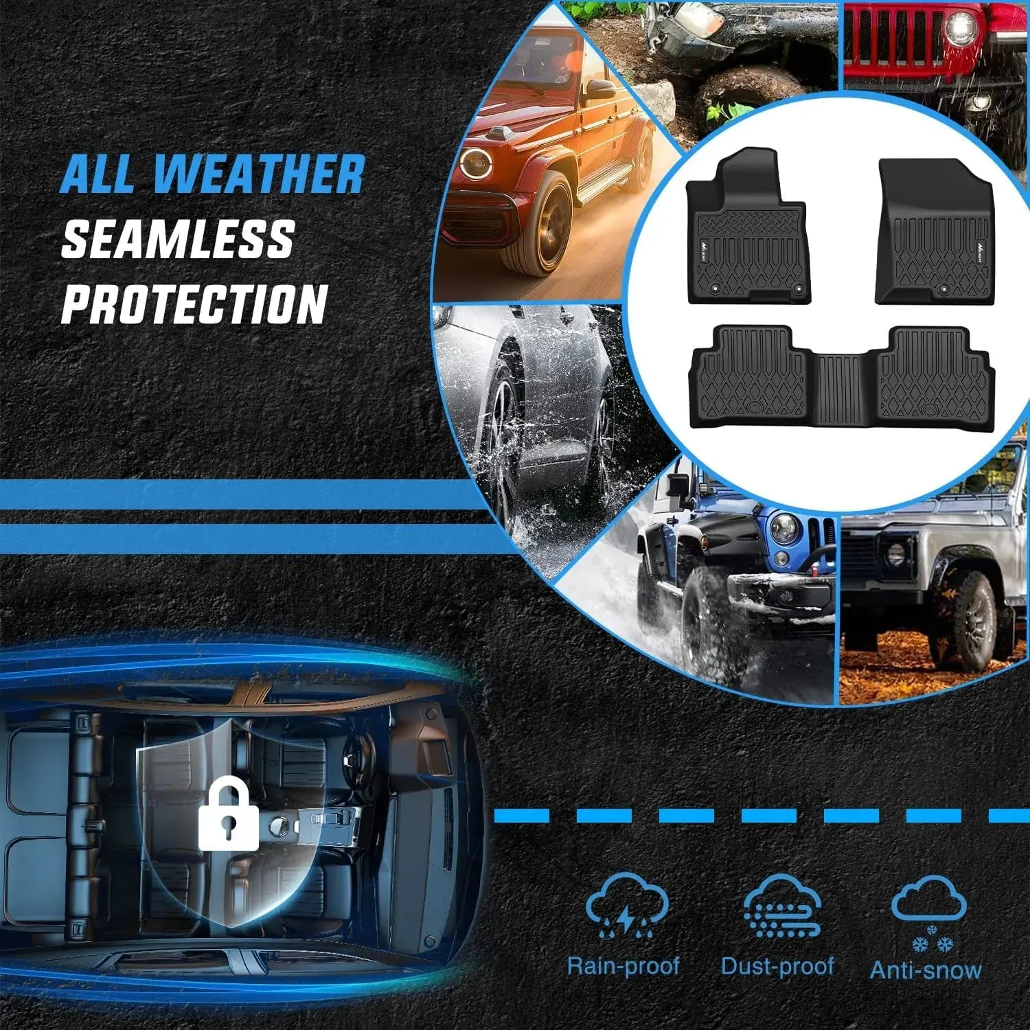 2022-2025 Hyundai Tucson TPE Floor Mats