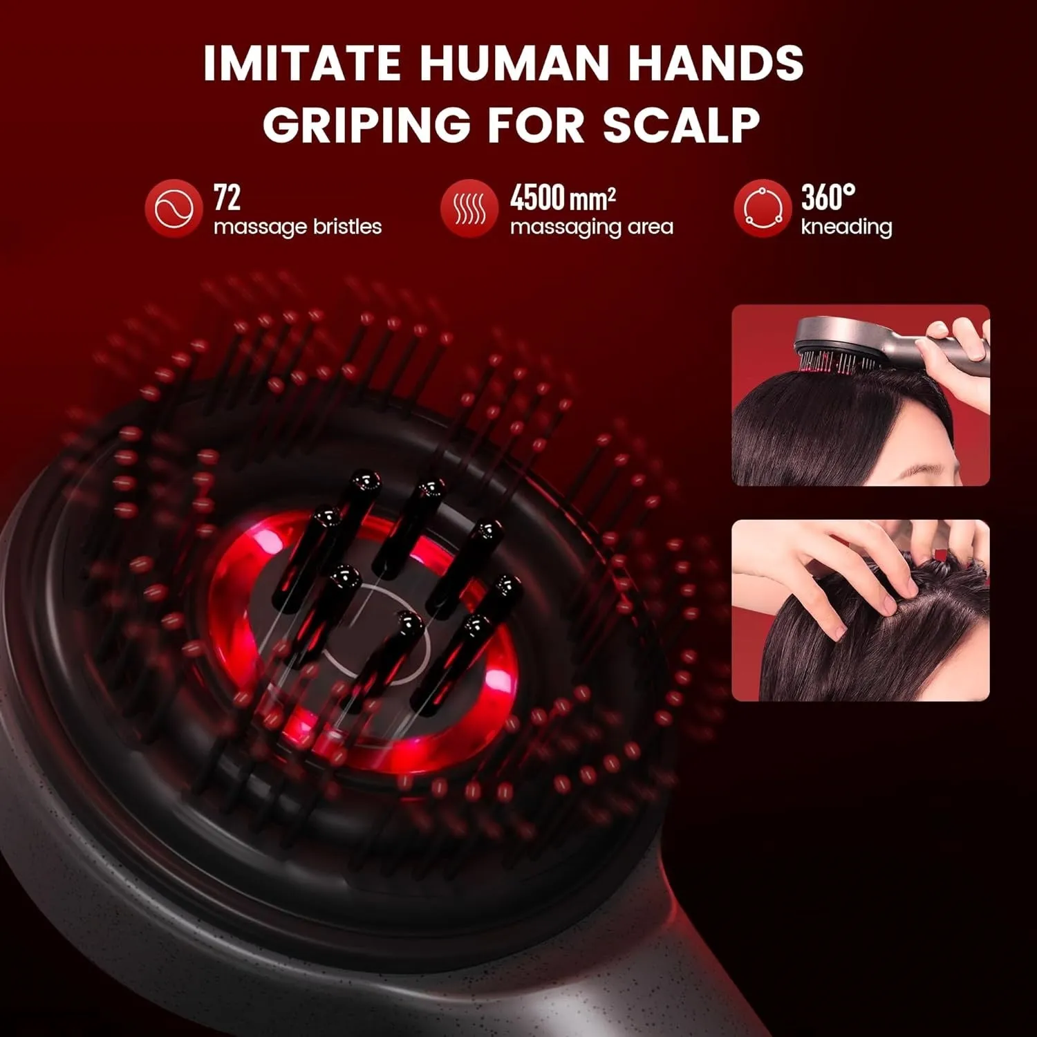 3-in-1 Scalp Massage Brush – Ultimate Hair Growth & Relaxation