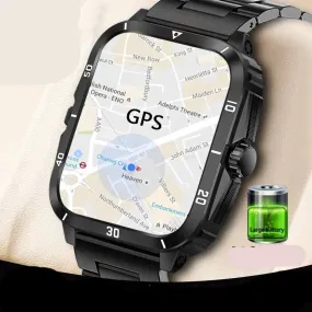 3ATM Waterproof  Outdoor Sport Bluetooth Call 430mAh 2.0'' Smart Watch Men