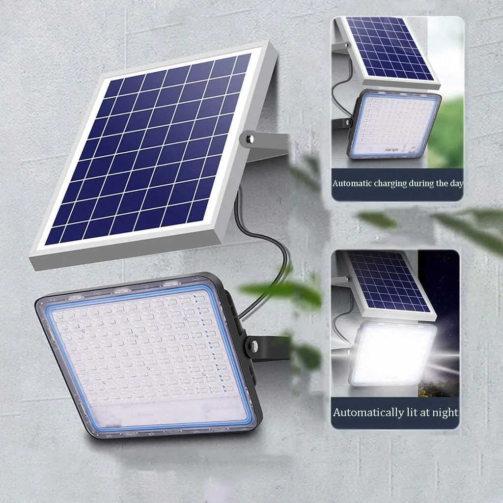 400W Pure White Lens Solar Flood Light