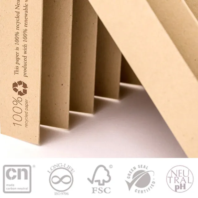 60g Book Stand made from pH-neutral Recycled Paper"g.Stand" - Beige