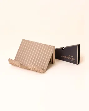 60g Book Stand made from pH-neutral Recycled Paper"g.Stand" - Beige