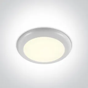 62116F/W LED 16W CW IP20 100-240V SURFACE/RECESSED