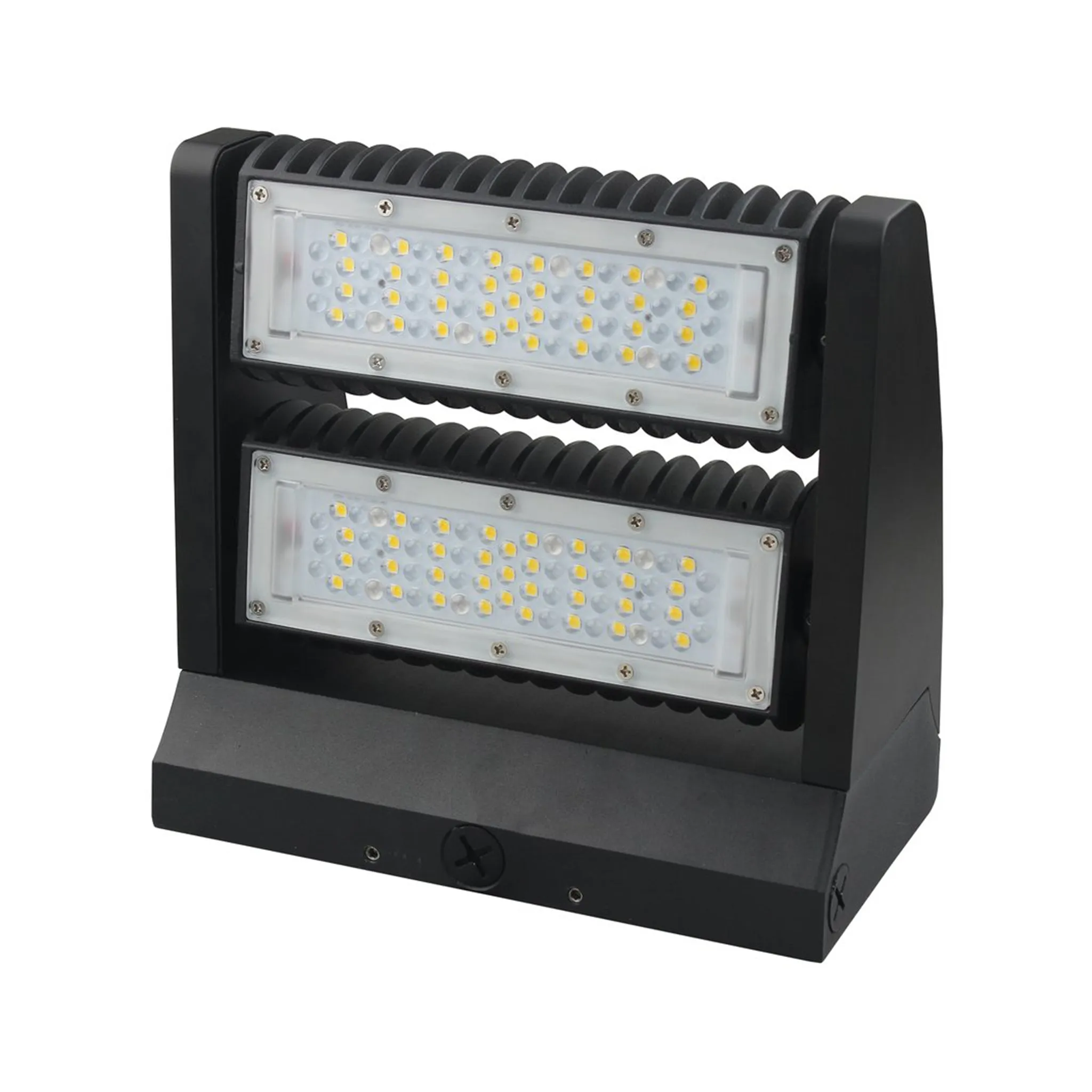 80W LED Rotatable Wall Pack Outdoor Entrance Courtyard Building Light -UL DLC - 4000k