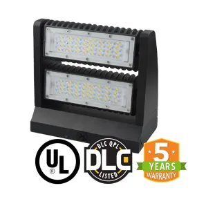 80W LED Rotatable Wall Pack Outdoor Entrance Courtyard Building Light -UL DLC - 4000k