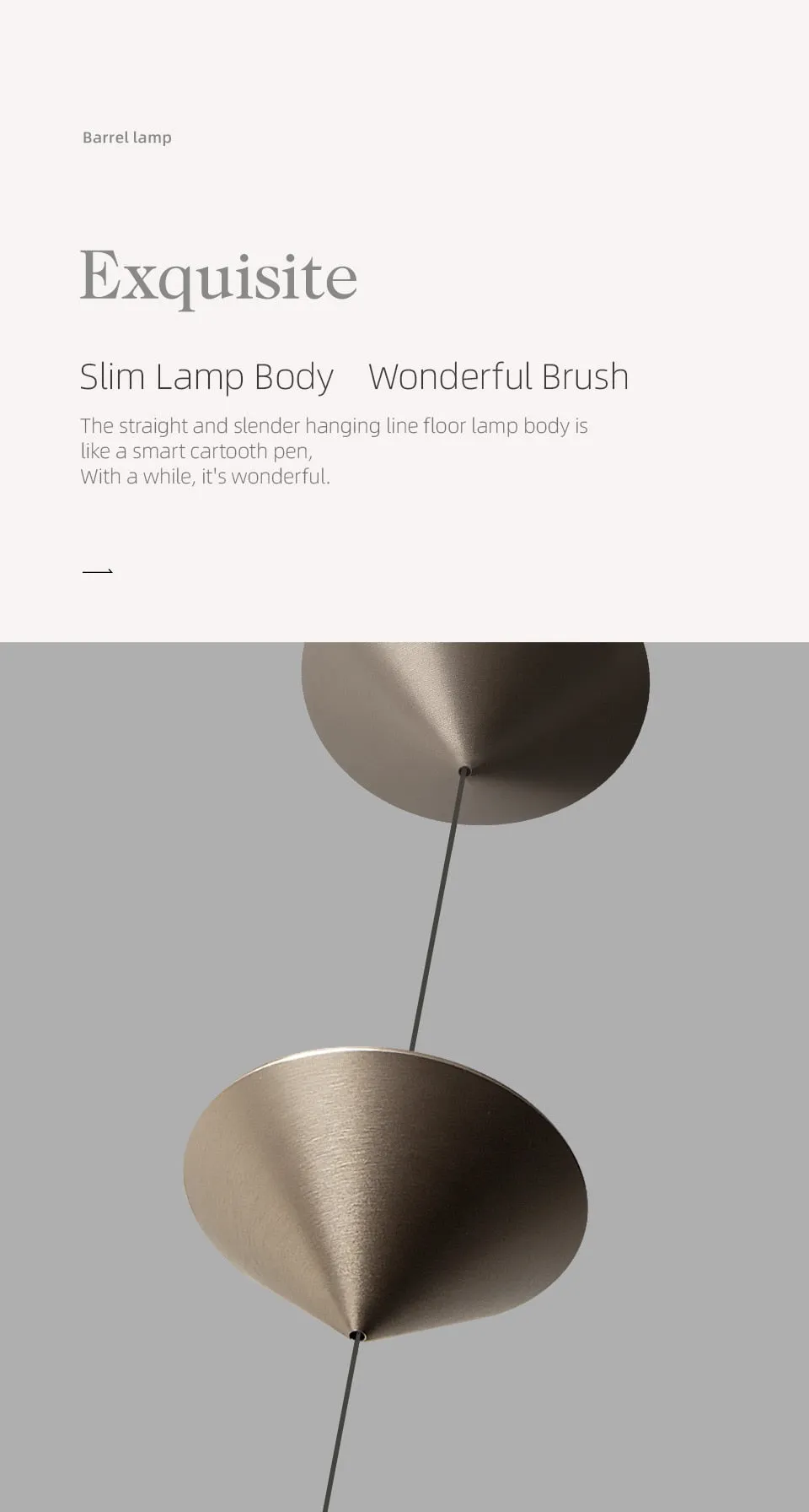 AiS Pyra - Led  Floor Lamp Long Strip Hourglass Shape Anti-glare