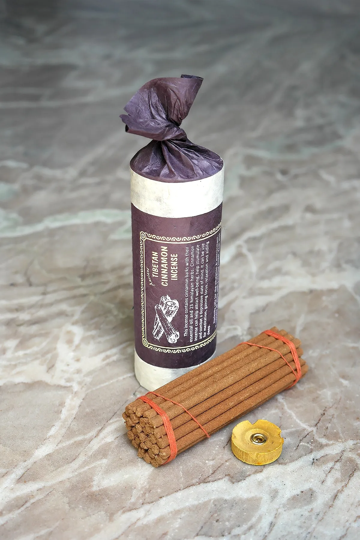 Ancient Tibetan Cinnamon Incense Sticks, Traditional handmade incense