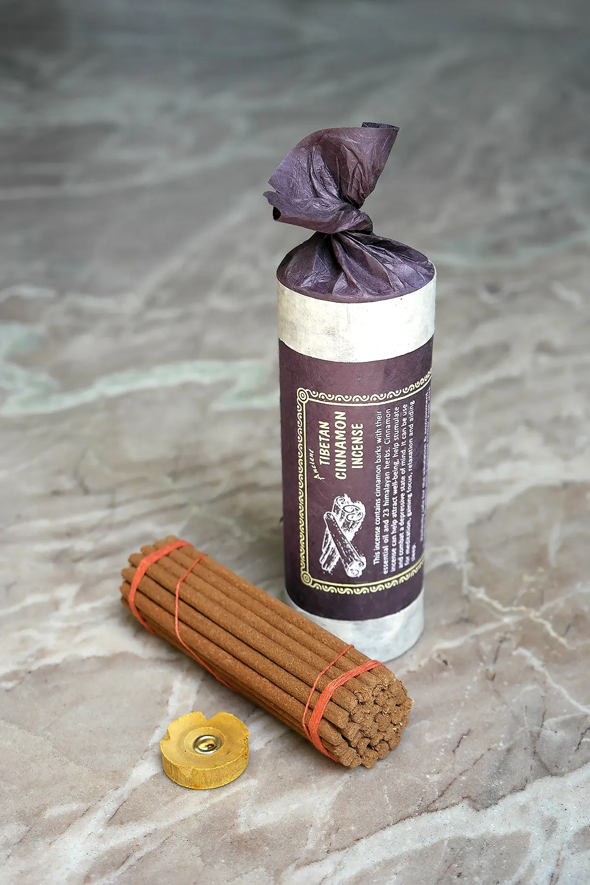 Ancient Tibetan Cinnamon Incense Sticks, Traditional handmade incense