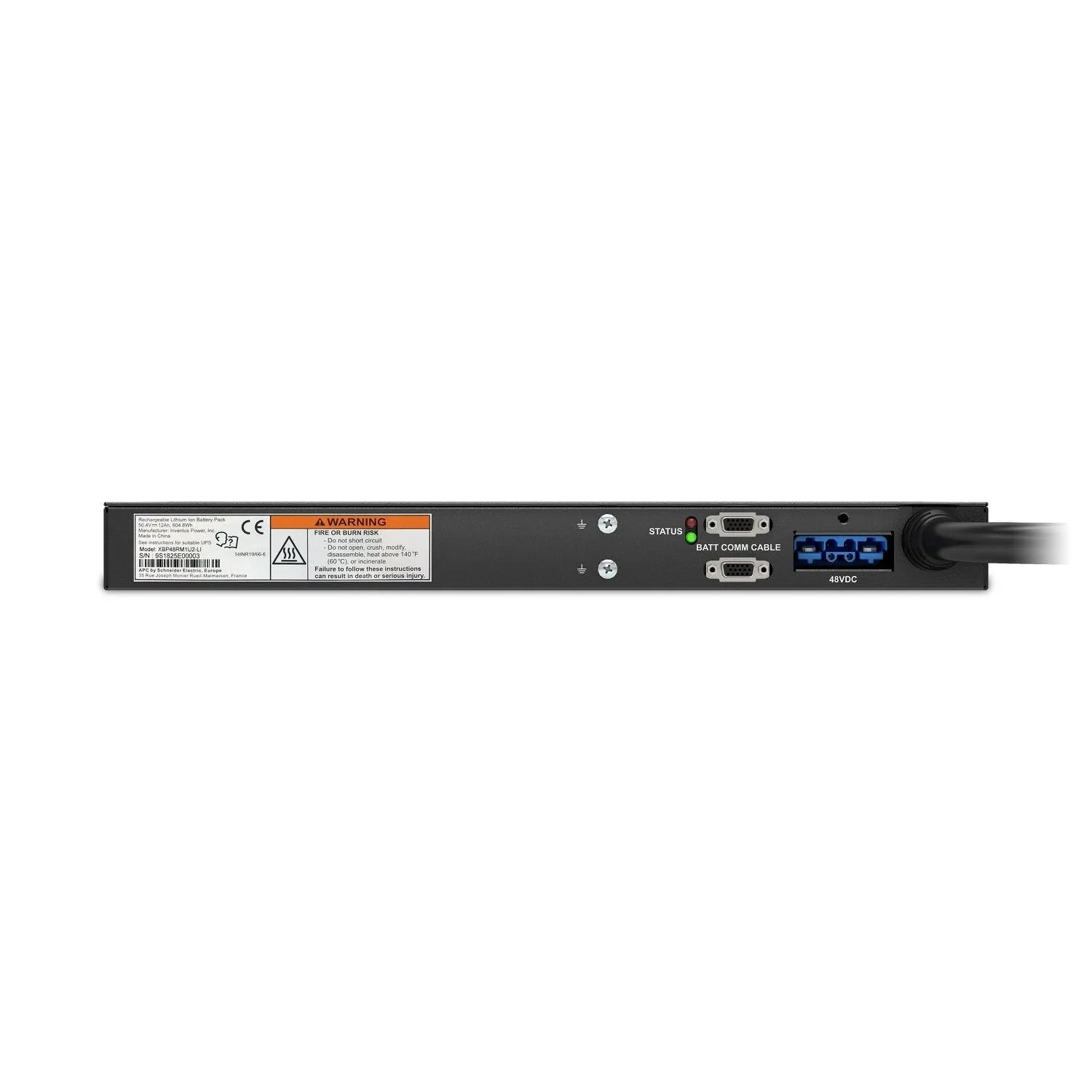 APC APC Smart-UPS 48V 3KW | 600Wh LI Battery Pack (XBP48RM1U2-LI)