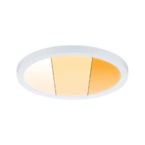 Areo VariFit Round LED Recessed Panel 175mm 3 Step Dim To Warm - White