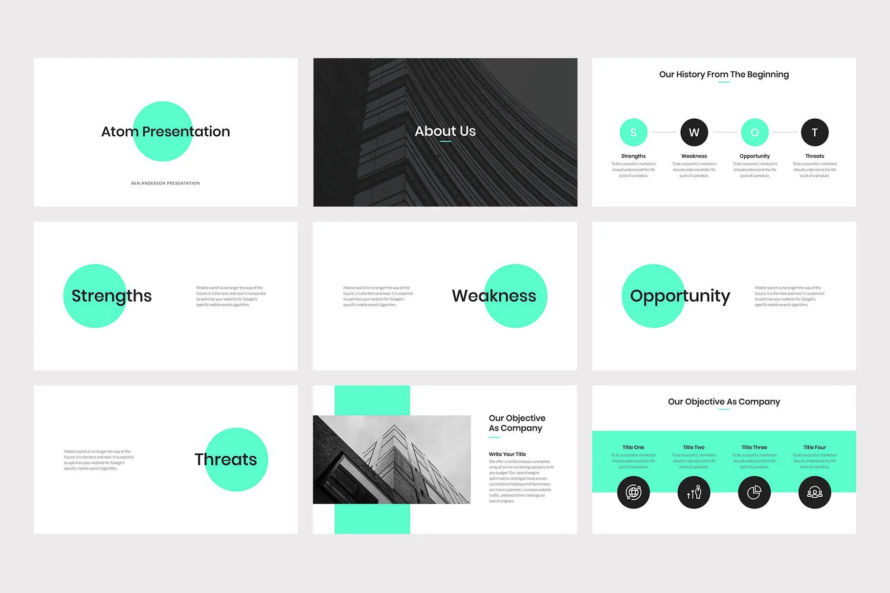 Atom Keynote Template