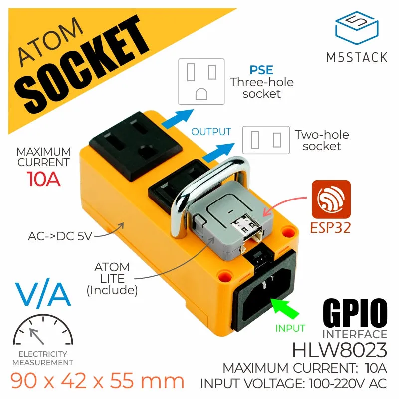ATOM Socket Kit (HLW8023) - JP&US