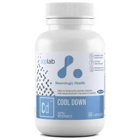 ATP Lab Cool Down, Stress, Anxiety and Depression Support, 60 Vegetable Capsules