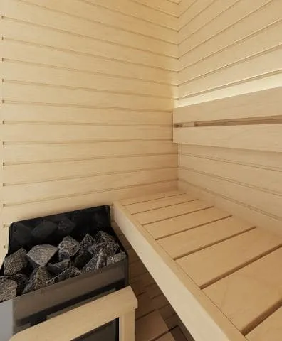 Auroom Cala Glass Mini Sauna (Aspen)