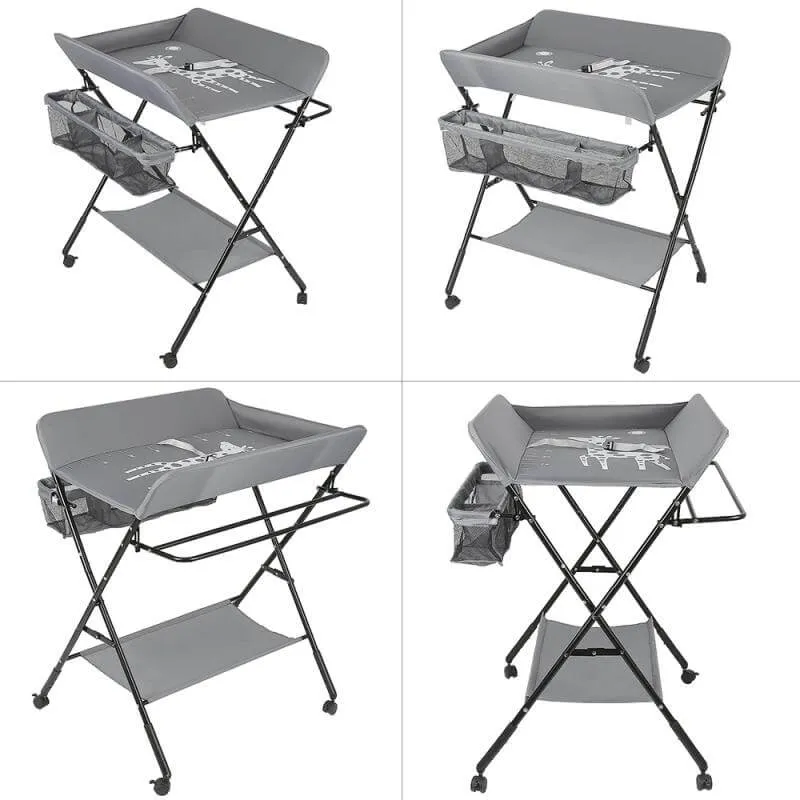 Baby Changing Station Foldable Nappy Table