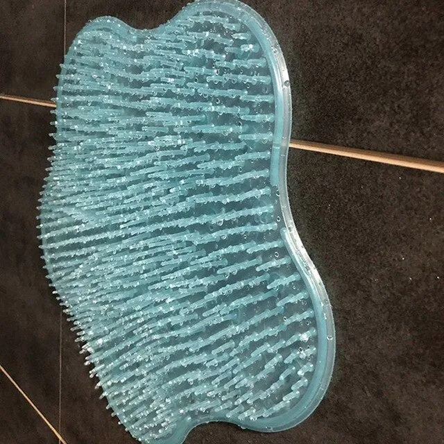 Bathroom Accessories Silicone Bath Massage Cushion Brush Anti-slip Bath Mat for Lazy Wash Feet Clean Dead Skin Bathroom