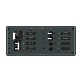 Blue Sea 8499 Breaker Panel - AC 2 Sources   4 Positions - White