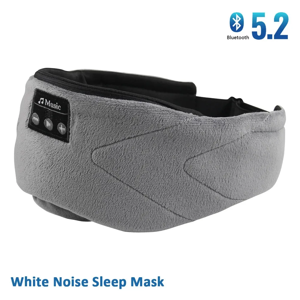 Bluetooth Sleep Mask with White Noise & Headphones