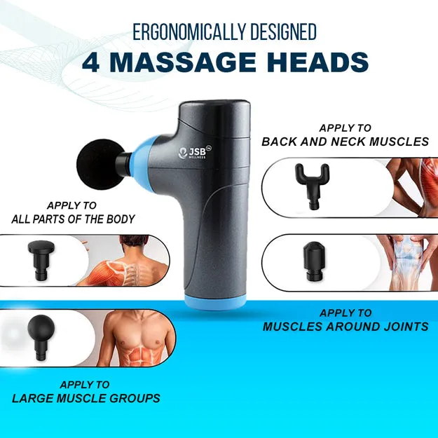 Body Pain Relief Products Combo : Massage Gun with Joint Pain Relief Oil