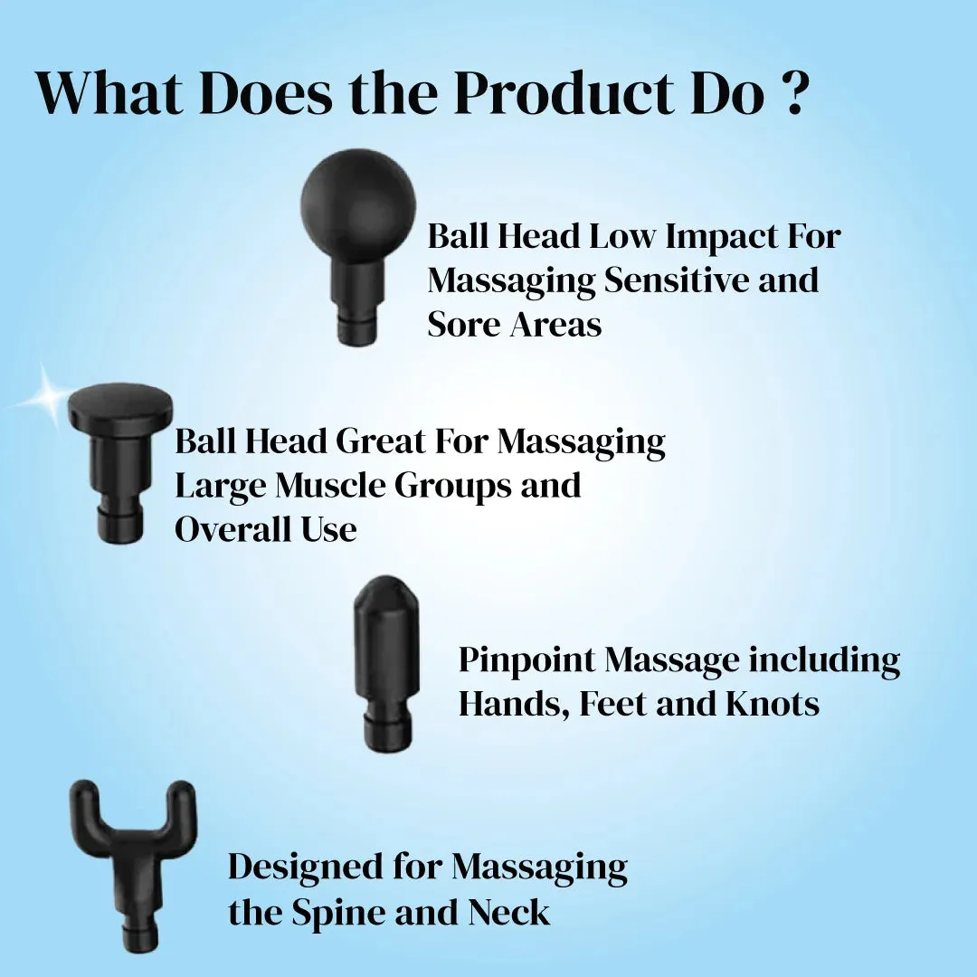 Body Pain Relief Products Combo : Massage Gun with Joint Pain Relief Oil
