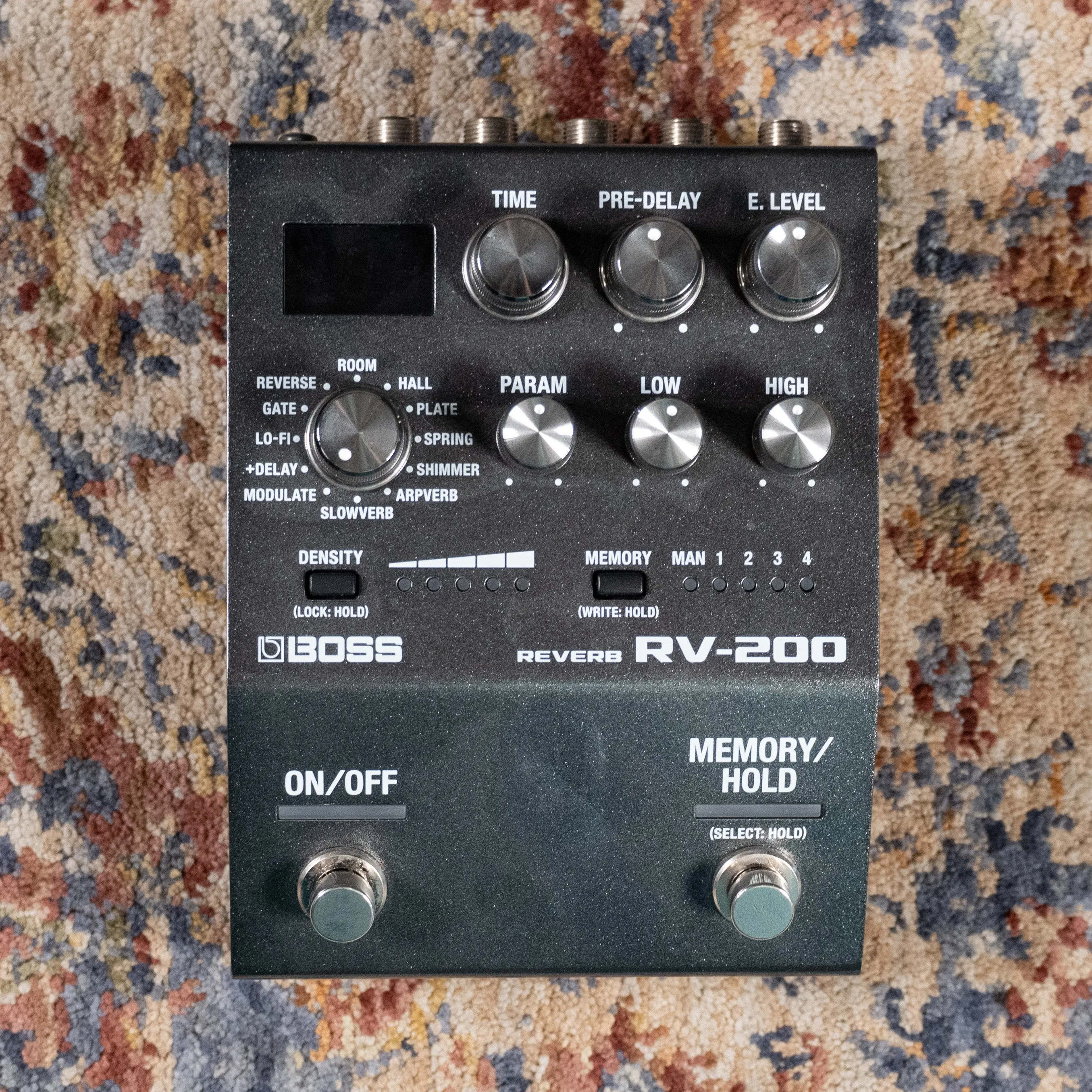 Boss RV-200 Reverb Effect Pedal w/Box - Used