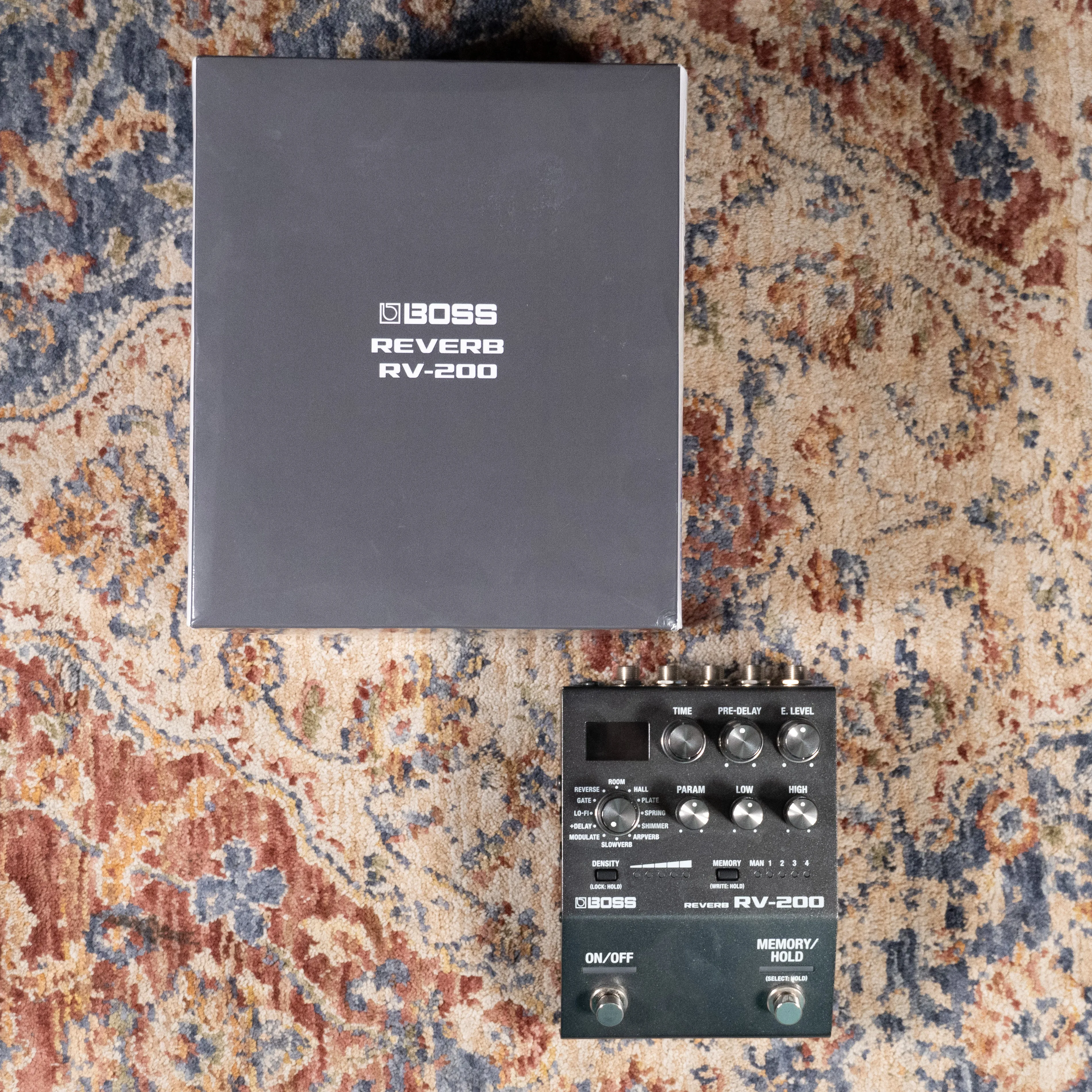Boss RV-200 Reverb Effect Pedal w/Box - Used