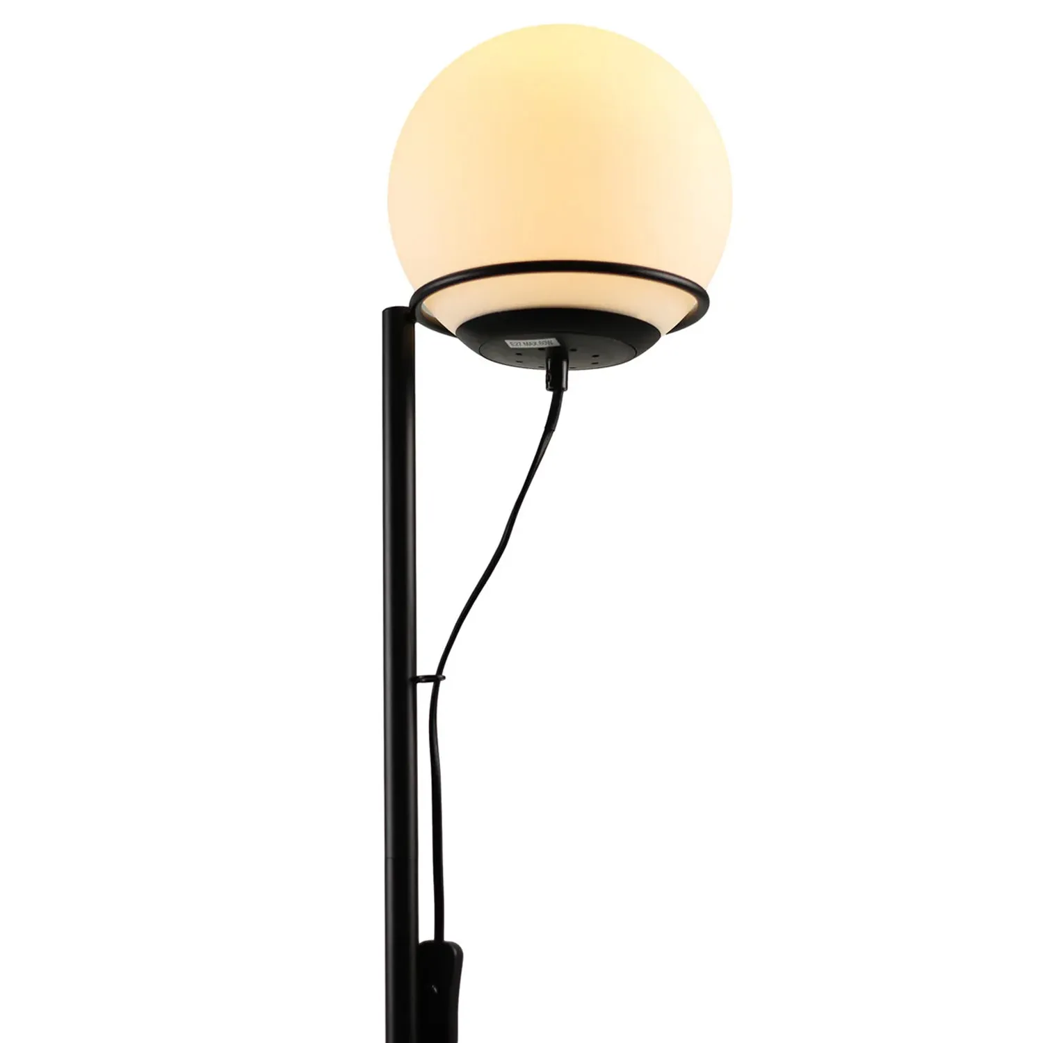Brianna Orb Floor Lamp - Opal or Smoky Glass Shade, 1470mm High, PL0290
