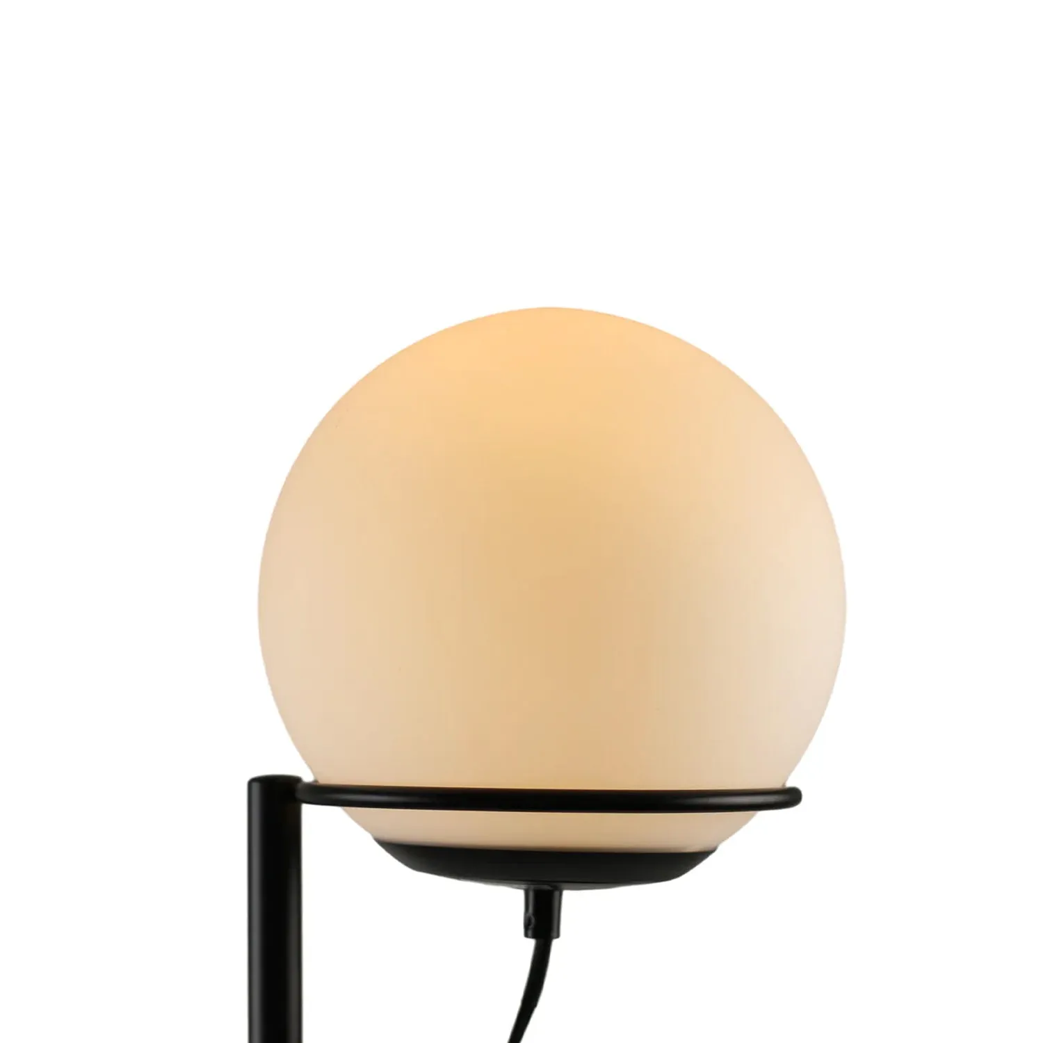 Brianna Orb Floor Lamp - Opal or Smoky Glass Shade, 1470mm High, PL0290
