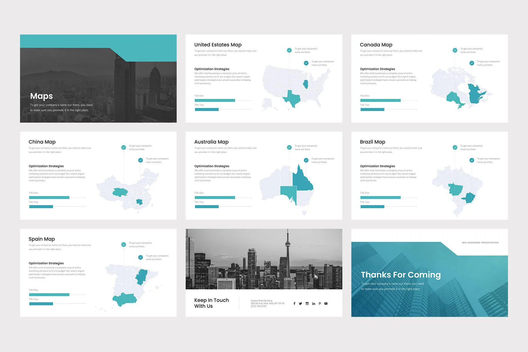 Bridgewater Business Google Slides
