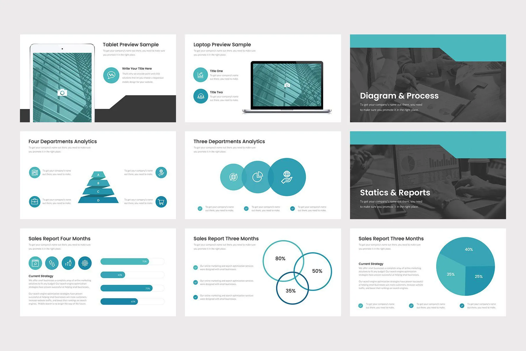 Bridgewater Business Google Slides