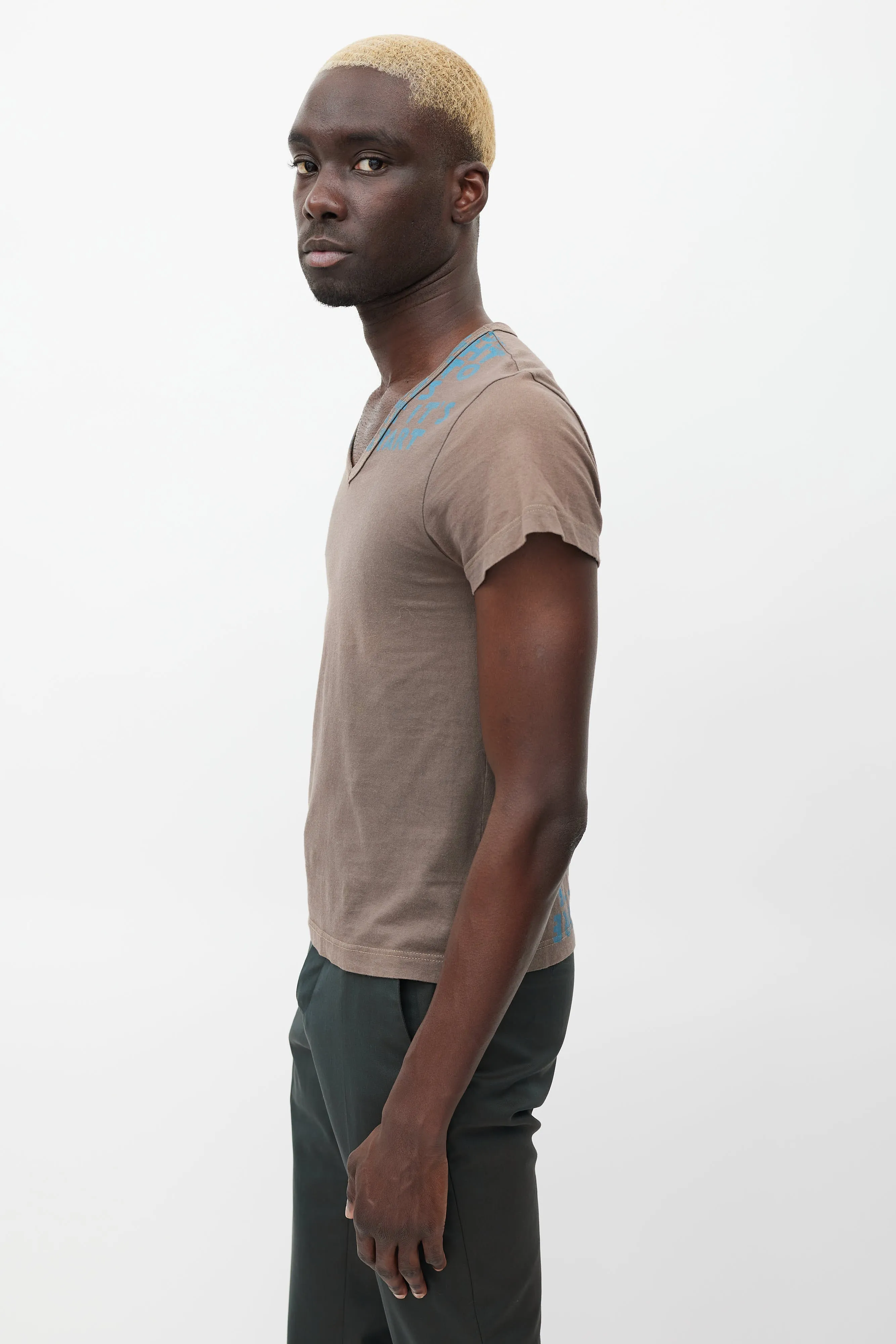 Brown & Blue AIDS Awareness T-Shirt