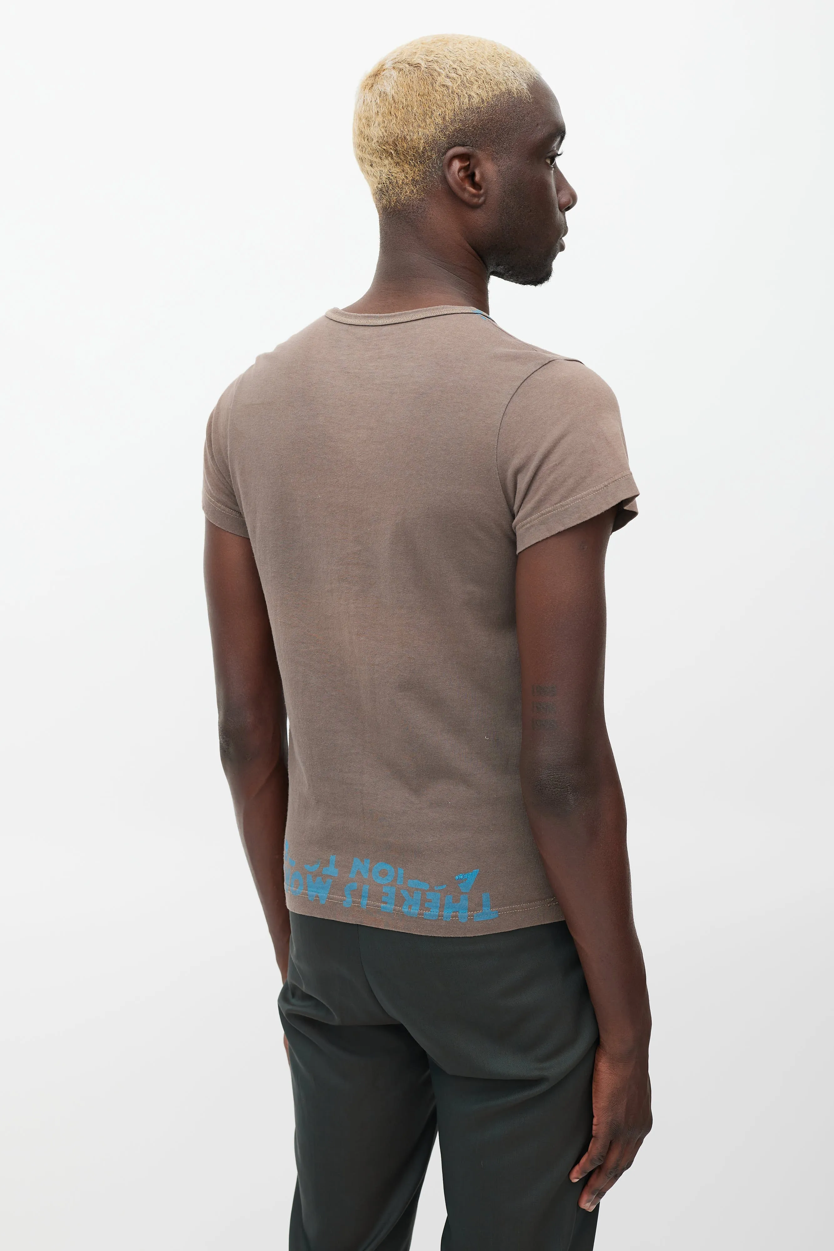 Brown & Blue AIDS Awareness T-Shirt