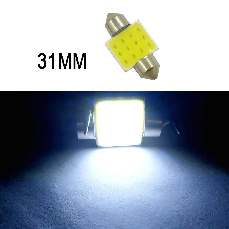 Car  Led  Reading  Light Double-pointed Cob Roof Light License