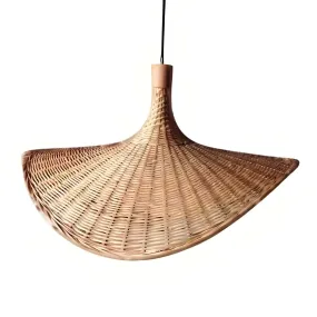 Chic Bamboo Pendant Lamp Shade - Handcrafted Natural Lighting