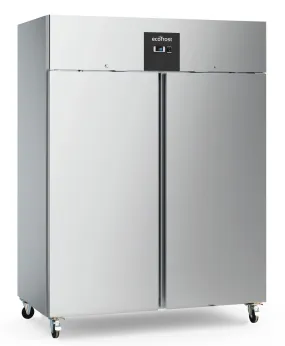 Combisteel Ecofrost Upright Double Door Stainless Steel Fridge 1200 Litre - 7950.5205