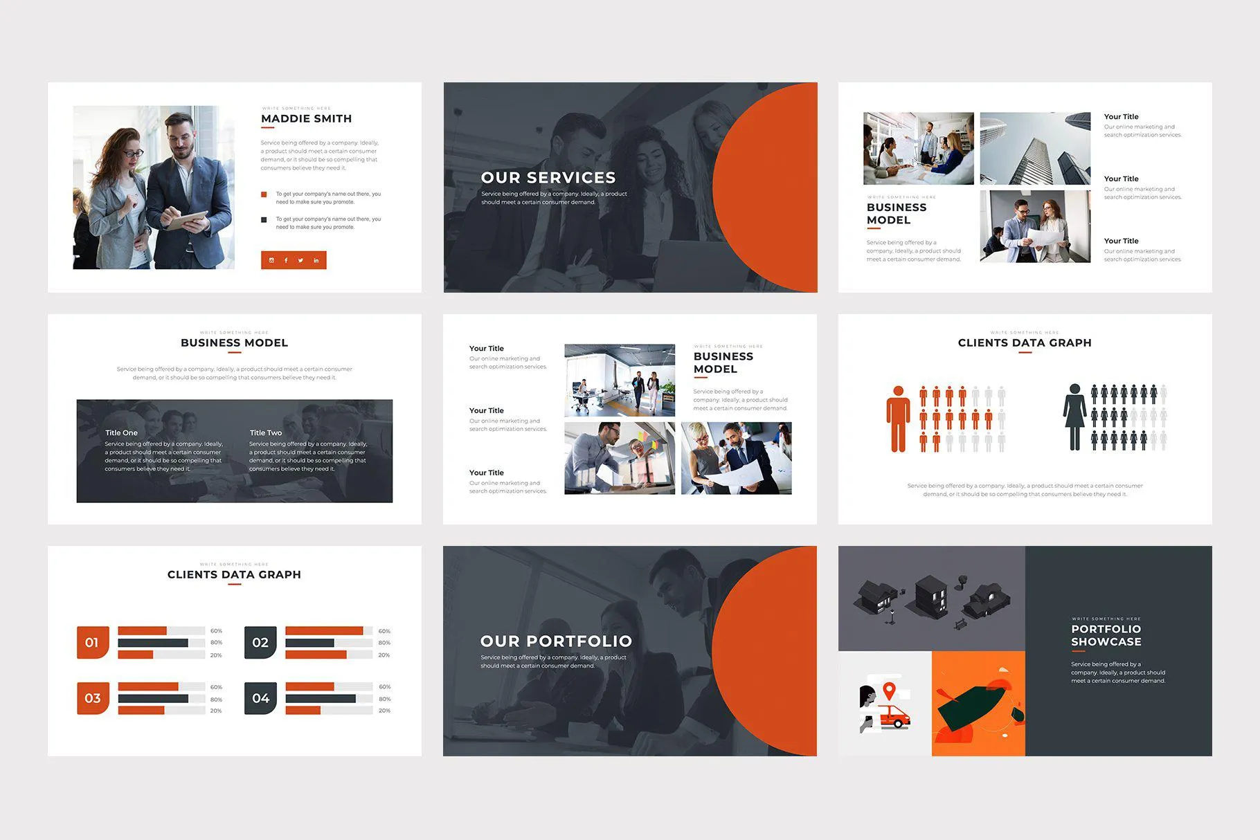 Corporate Pitch Deck Keynote Template