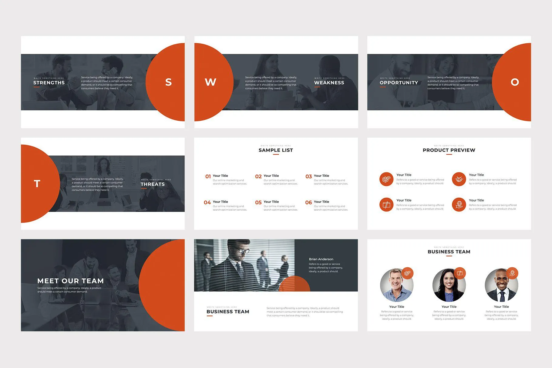 Corporate Pitch Deck Keynote Template