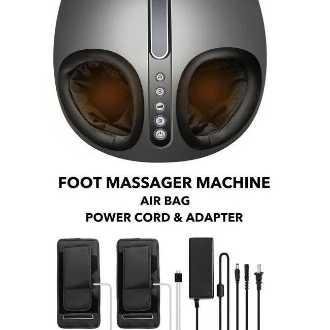 Costway Foot Massager Machine with Heat and Calf Air Bag 09643785