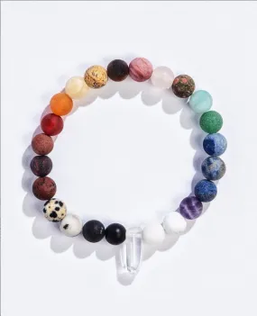 Crystal Point Chakra Bracelet