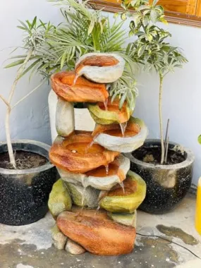 DecorNMore 3 feet Tiered structur water Fountain for Decor in Home,Office,Living Room & for Indoors and Outdoors | Best Suitable for Gifts