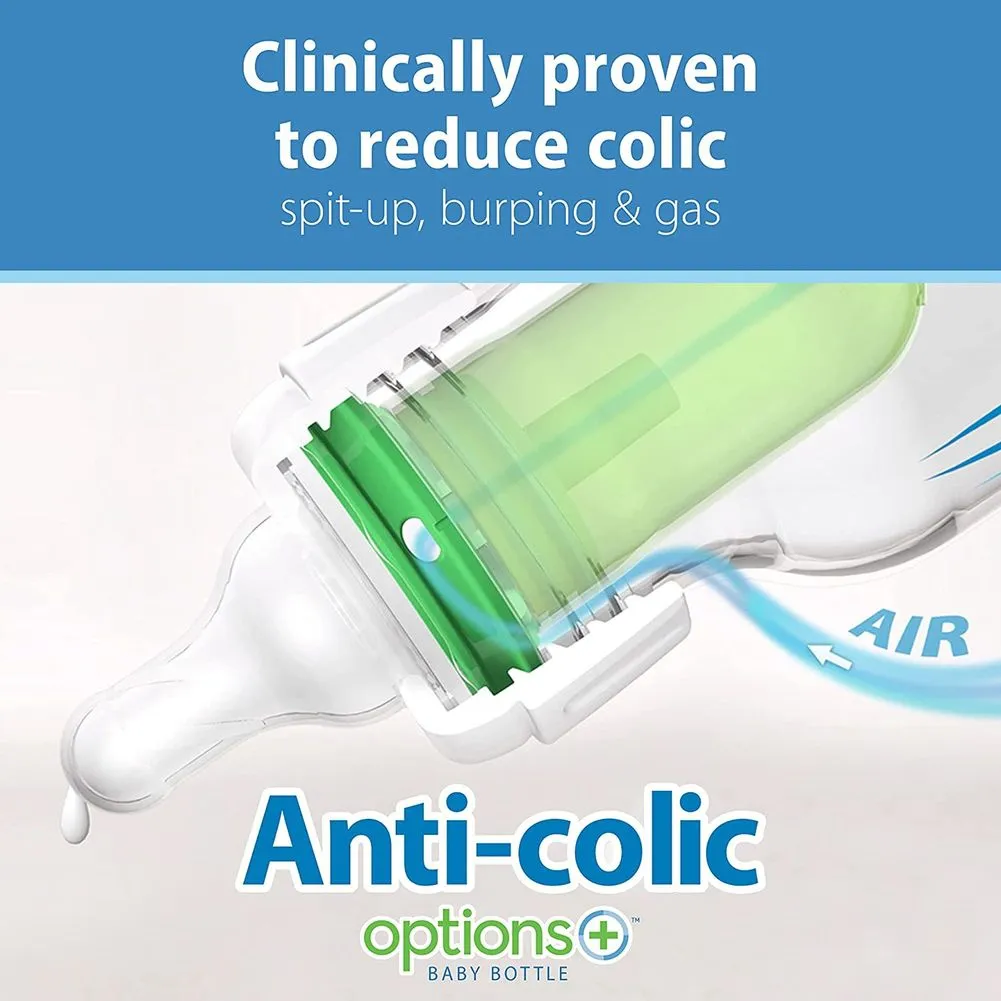 Dr. Brown’s Natural Flow Anti-Colic Options  Narrow Glass Bottle Starter Set