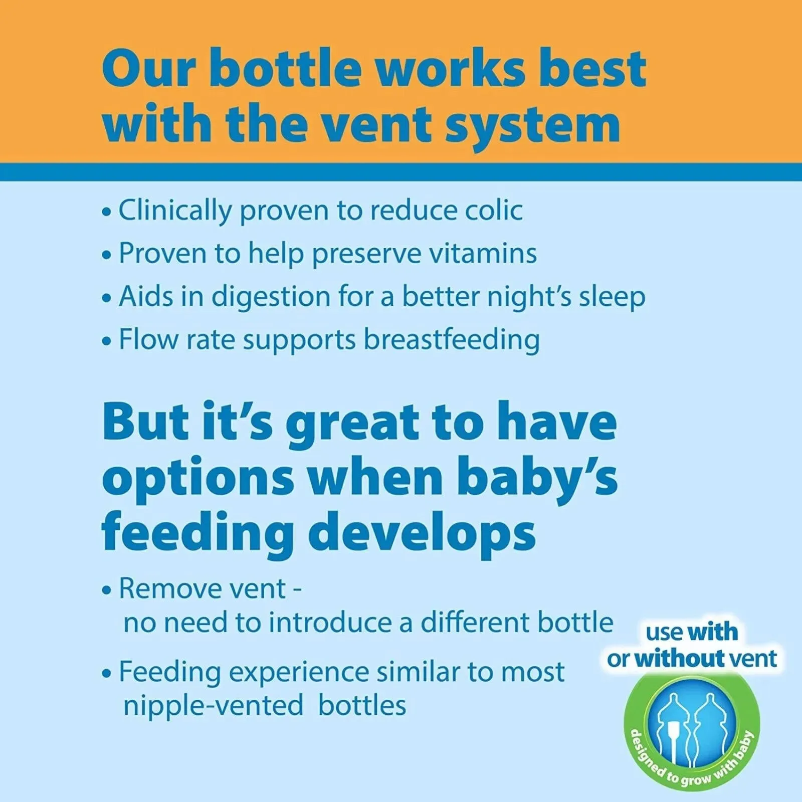 Dr. Brown's Options  Anti-Colic Baby Bottle Wide Neck Newborn Gift Starter Set