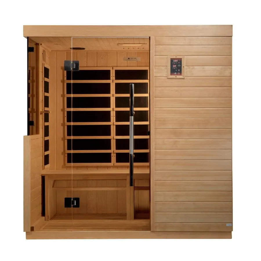 Dynamic Bilbao 3-Person Ultra Low EMF FAR Infrared Sauna