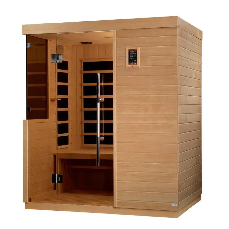 Dynamic Bilbao 3-Person Ultra Low EMF FAR Infrared Sauna